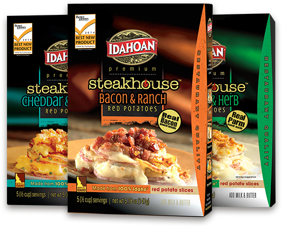 Casserole - Idahoan Steakhouse Red Potatoes, Bacon & Ranch (593x480), Png Download