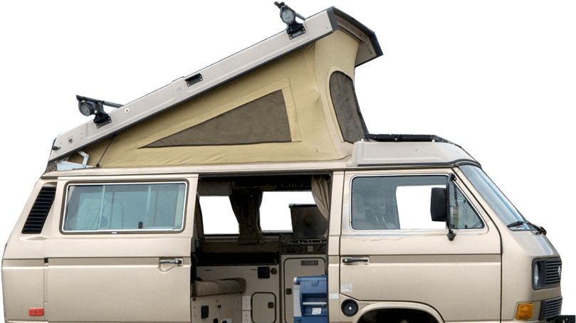 Vw Camper Van Transparent - Compact Van (1200x574), Png Download