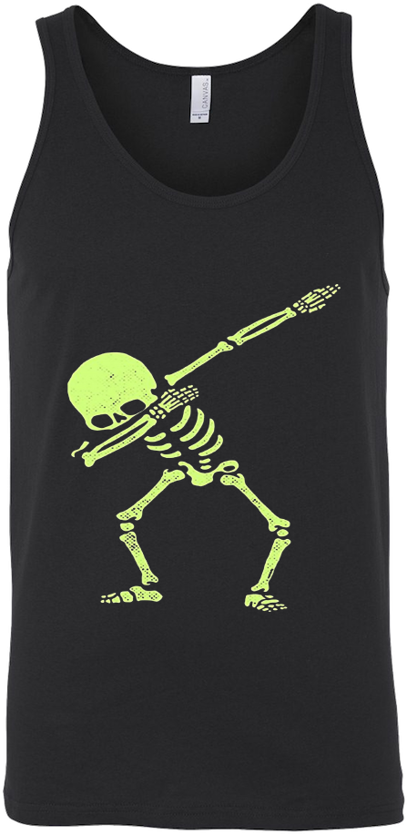 Dabbing Skeleton Shirt - Dabbing Skeleton T-shirt Pumpkin Funny (1000x1000), Png Download