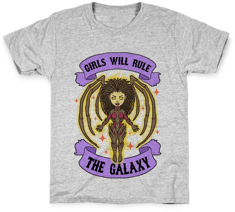 Girls Will Rule The Galaxy Kids T-shirt - Kerrigan T Shirt (484x484), Png Download