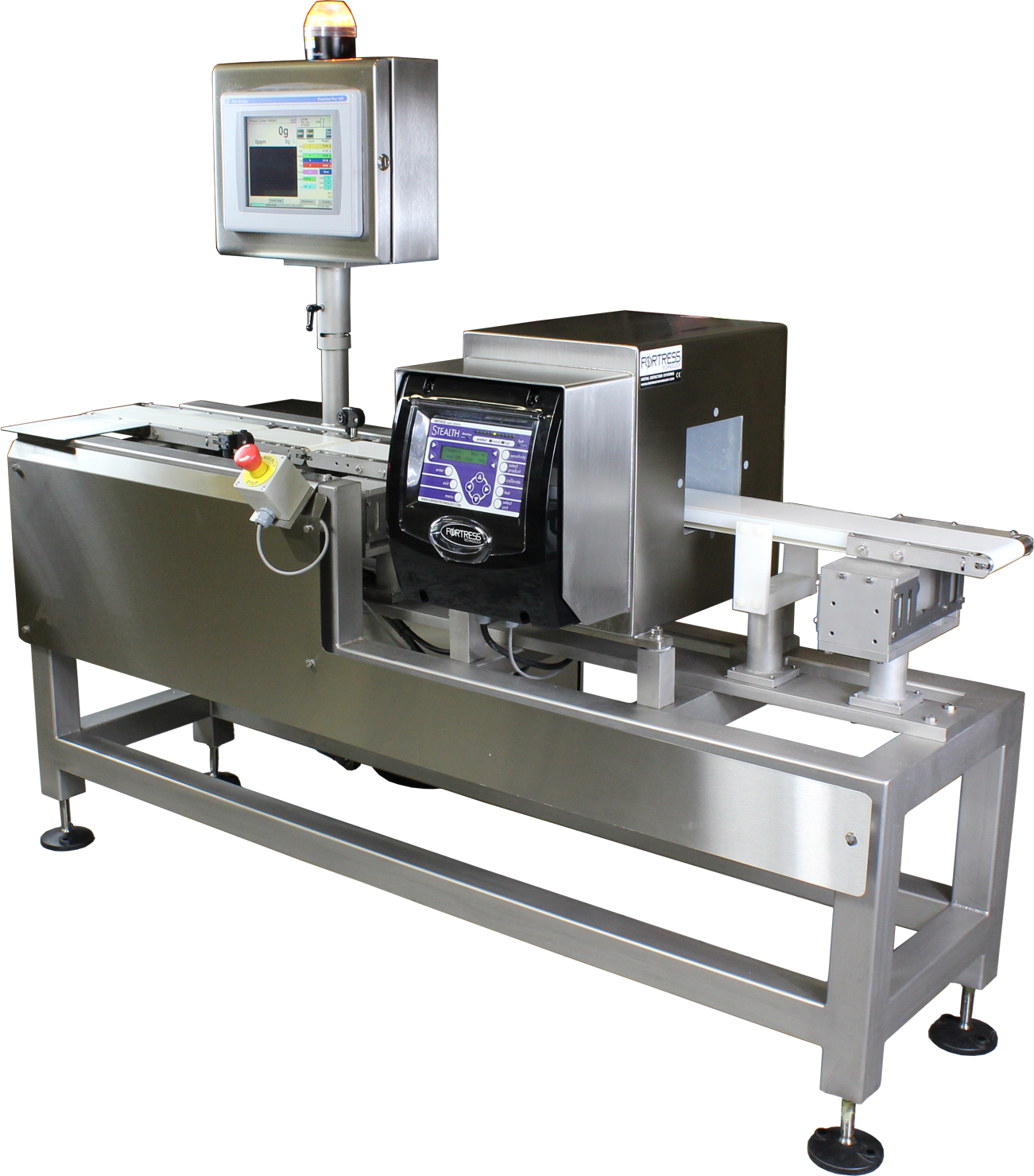 Caseweigher Conveyor Metal Detector Intralox Washdown - Machine Tool (1301x1479), Png Download