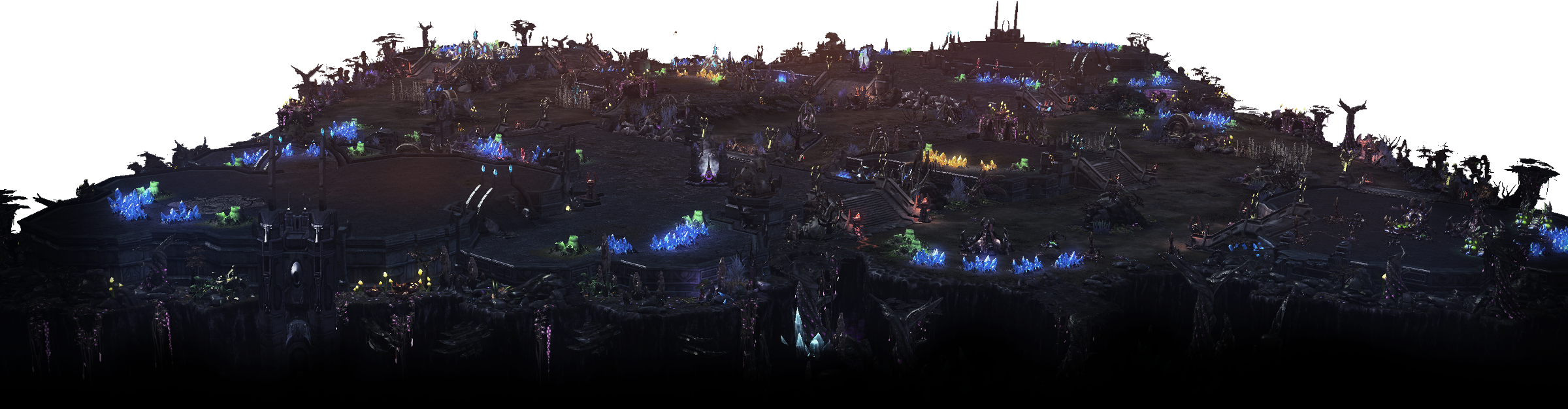 Increase Income By Building Additional Workers - Starcraft 2 Terran Building (2400x627), Png Download