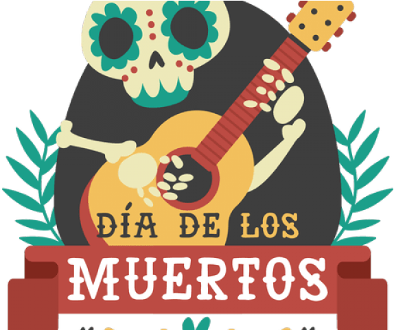 Skeleton Clipart Guitar - Day Of The Dead Sugar Skull Tshirt Dia De Los Muertos (640x480), Png Download