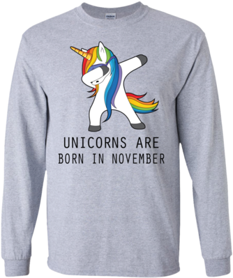 Unicorns Are Born In November T Shirt Dabbing Hip-hop - May-the-force-equation-be-with-you Ls Ultra Cotton (400x400), Png Download