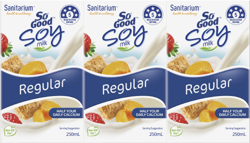 So Good Reg Uht Exp12, โซกู๊ด เรกูลาร์ ยูเอช - Sanitarium So Good Soy Regular Milk 1l (501x500), Png Download