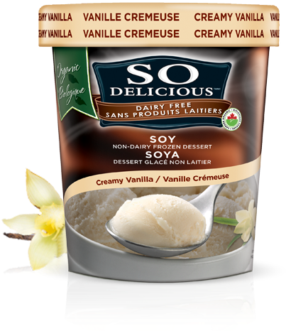 Creamy Vanilla - So Delicious Dairy Free Almond Milk Frozen Dessert, (480x510), Png Download