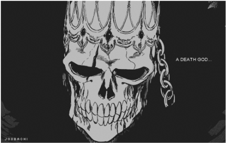 2 - Death God Afraid Of Death (500x320), Png Download