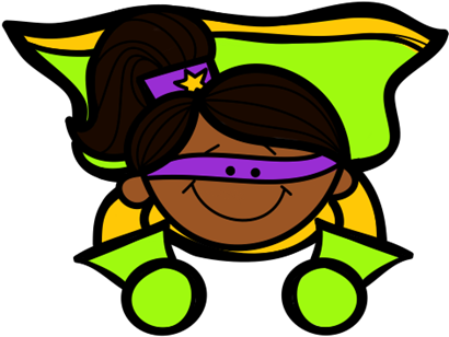 S2 S1 - All About Me Super Hero (500x378), Png Download
