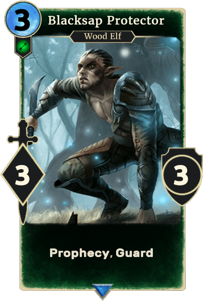 Blacksap Protector - Elder Scrolls Legends Dragonborn (409x663), Png Download