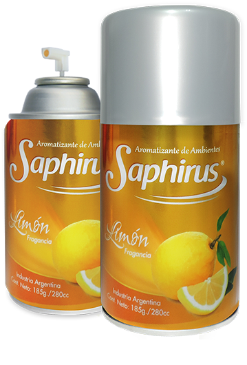 Fragancia Cítrica Verde - Aerosol Saphirus Limon (640x640), Png Download