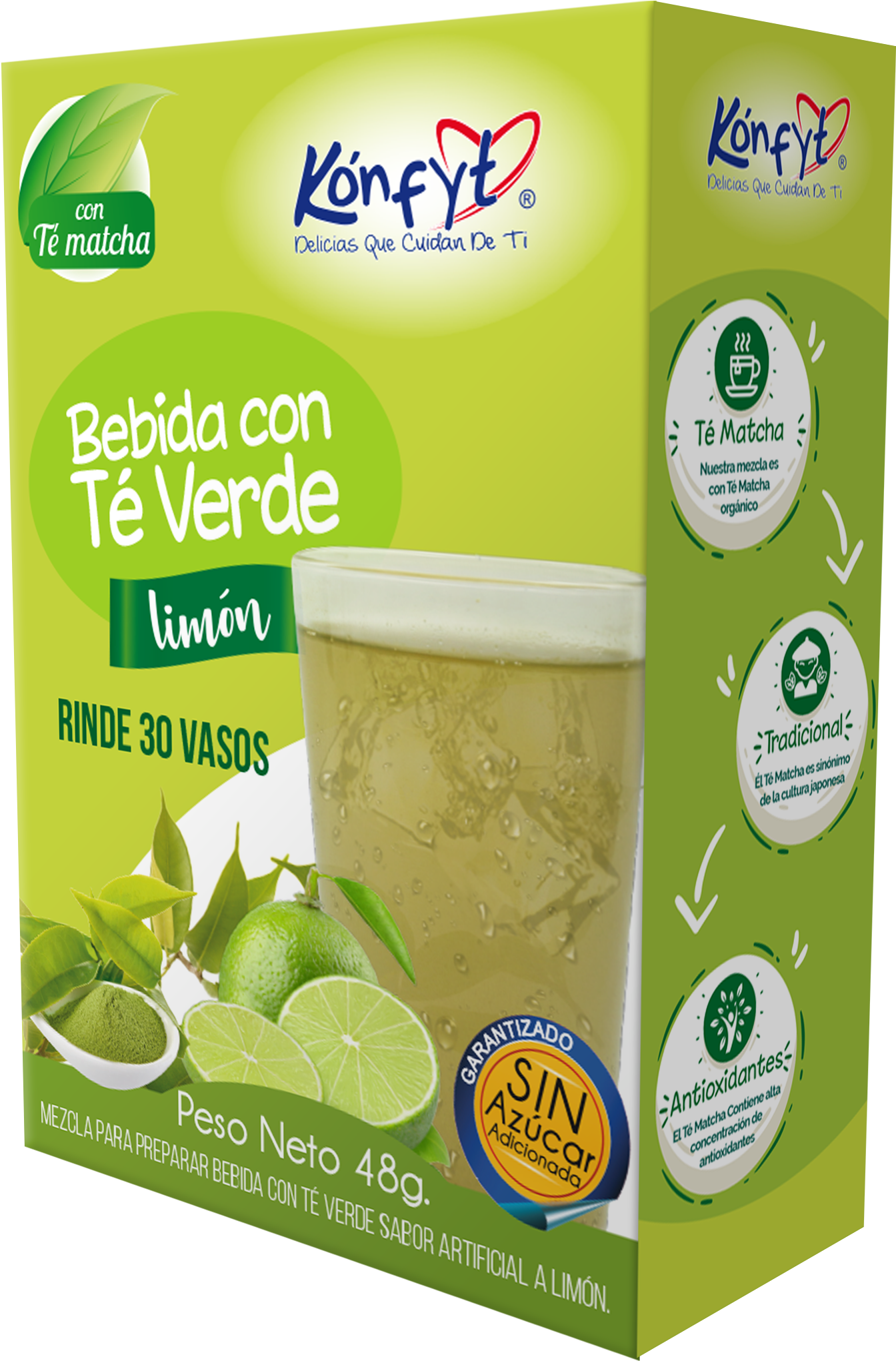 Endulzantes Te Verde 3 - Konfyt (1500x2099), Png Download