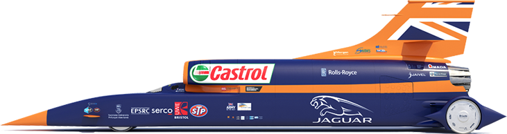 The Bloodhound Supersonic Car Is Designed To Go Faster - Bloodhound Ssc (731x194), Png Download