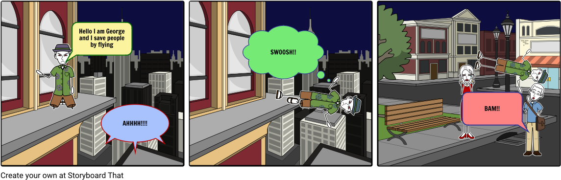 Superhero - Cartoon (1164x385), Png Download