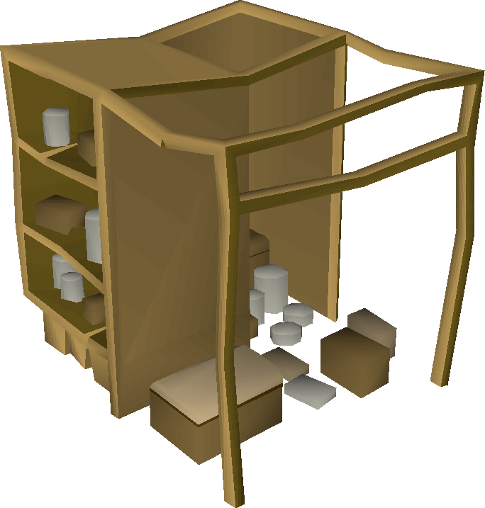 Wooden Larder Built - Wikia (684x717), Png Download