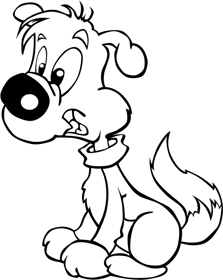 Puppy Cartoon - Puppy Clip Art (888x1000), Png Download