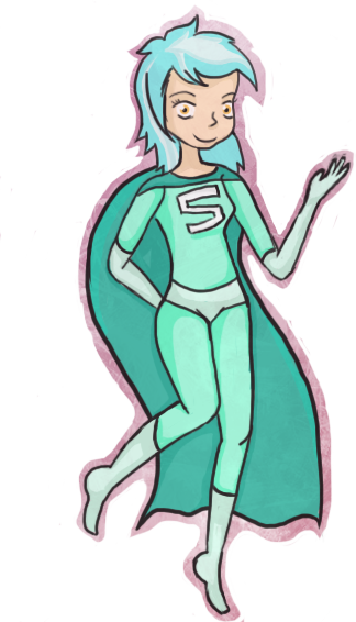 Thelittlemeep, Cape, Clothes, Flying, Human, Humanized, - Cartoon (324x566), Png Download