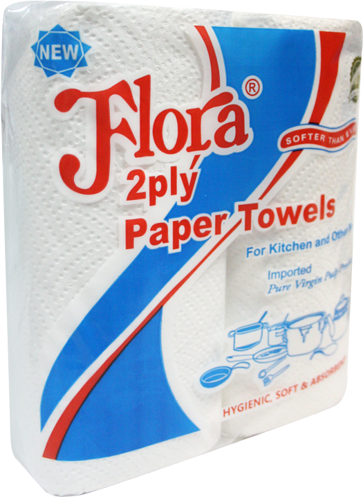 Download Flora 2 Ply Kitchen Paper Towel Roll Flora Kitchen Towel