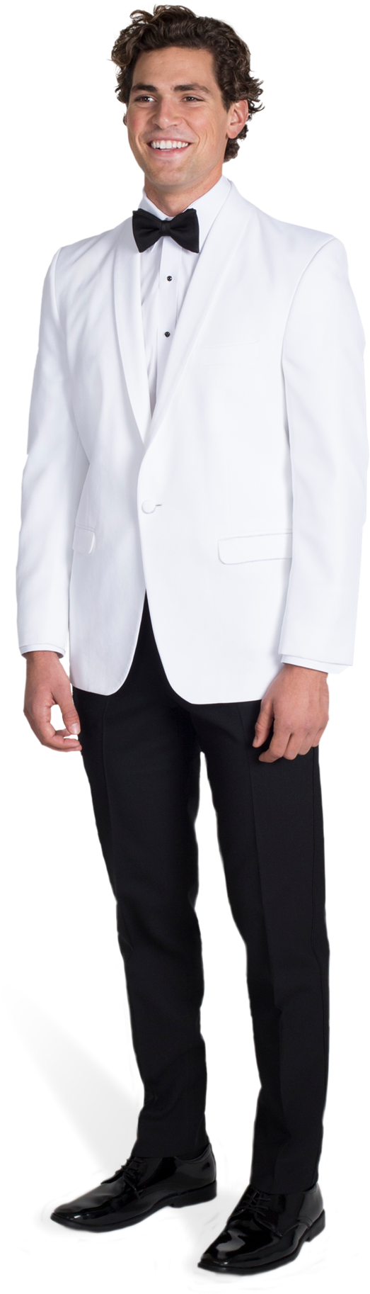 White Casablanca Dinner Jacket By Savvi (1188x1980), Png Download