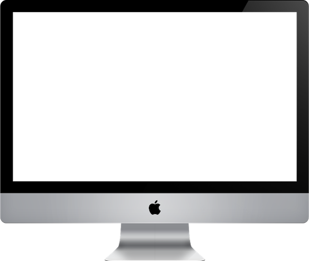 Download Mac Computer Mockup Png - Computador Mac Em Png - Full Size ...