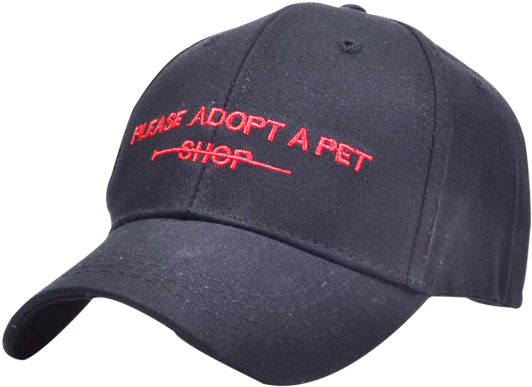 Buy Adop Pet Shop Embroidery Baseball Hat - Costa Del Mar Cotton Visor (558x744), Png Download