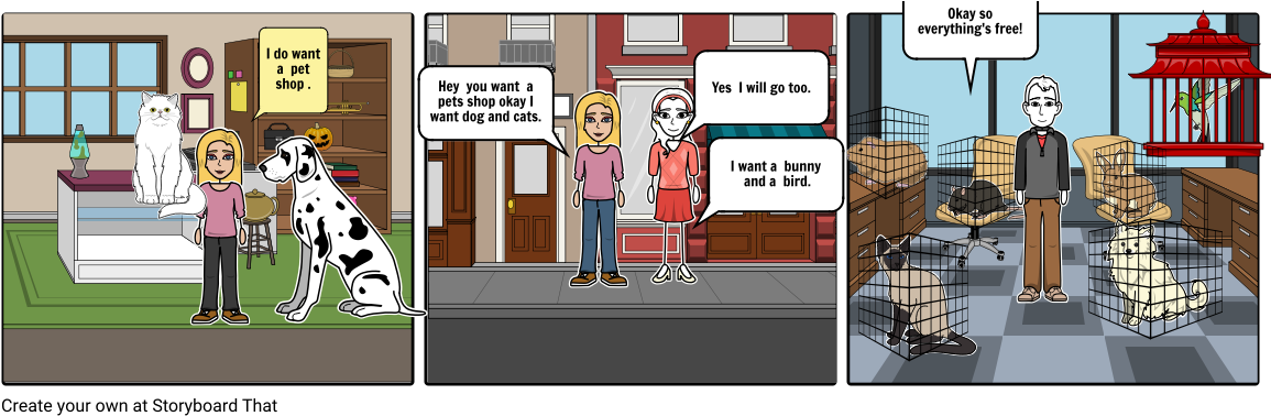 Petshop - Cartoon (1164x385), Png Download