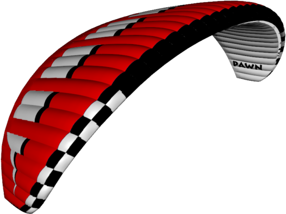 Green Red Blue - Paragliding (768x531), Png Download