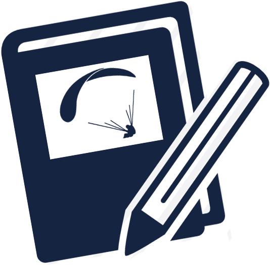 Paraglider Flight - Paragliding (576x600), Png Download