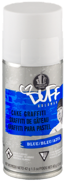 Duff Goldman Cake Graffiti Blue (400x400), Png Download