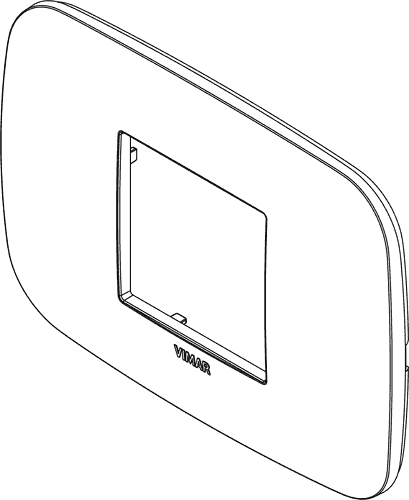 Vista 3d - Vimar 19682.81 (409x500), Png Download