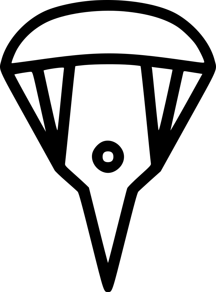 Png File - Parachute (726x980), Png Download