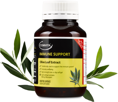 One A Day Olive Leaf Extract Capsules - Comvita Olive Leaf Extract High Strength 60 Capsules (420x480), Png Download