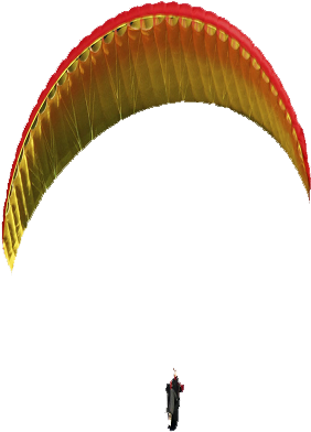 Camping & Trekking - Paragliding (290x561), Png Download