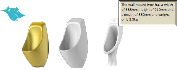 The Hydrophilic Coating Technology Is Applied To Save - Urinal (664x253), Png Download