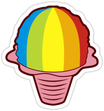 Image Result For Shaved Ice Thing Sticker - Shave Ice Clip Art (375x360), Png Download
