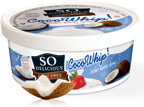 Cool Whip - So Delicious Whipped Ice Cream (480x510), Png Download