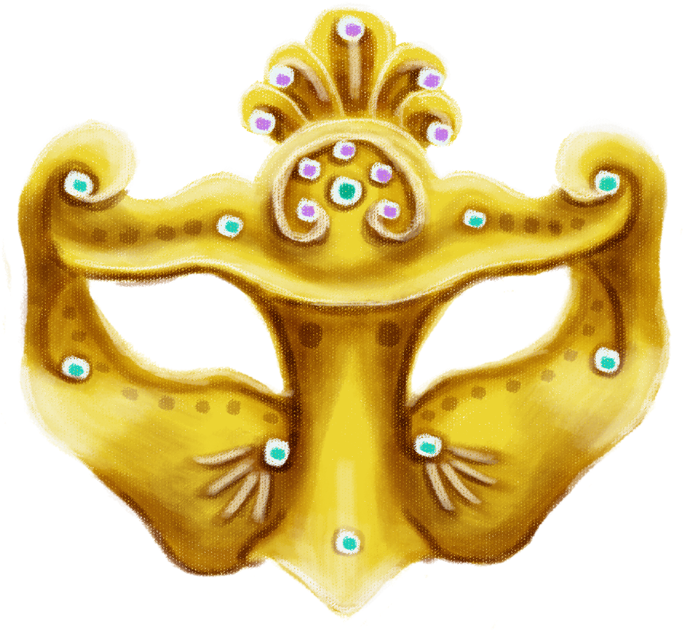Gold Masquerade Png Download - Gold (905x807), Png Download