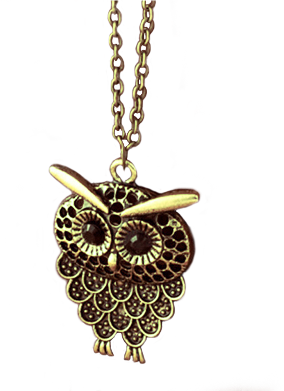 Usd 2 Baby Owl Pendant - 1pc Fashion Women's Personalized Owl Crystal Necklace (805x805), Png Download