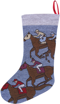 Blue Raceday Stocking - Stocking (480x480), Png Download