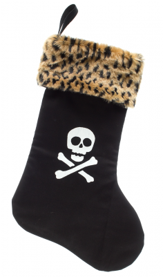 Skull & Bones Stocking - Skull (400x400), Png Download