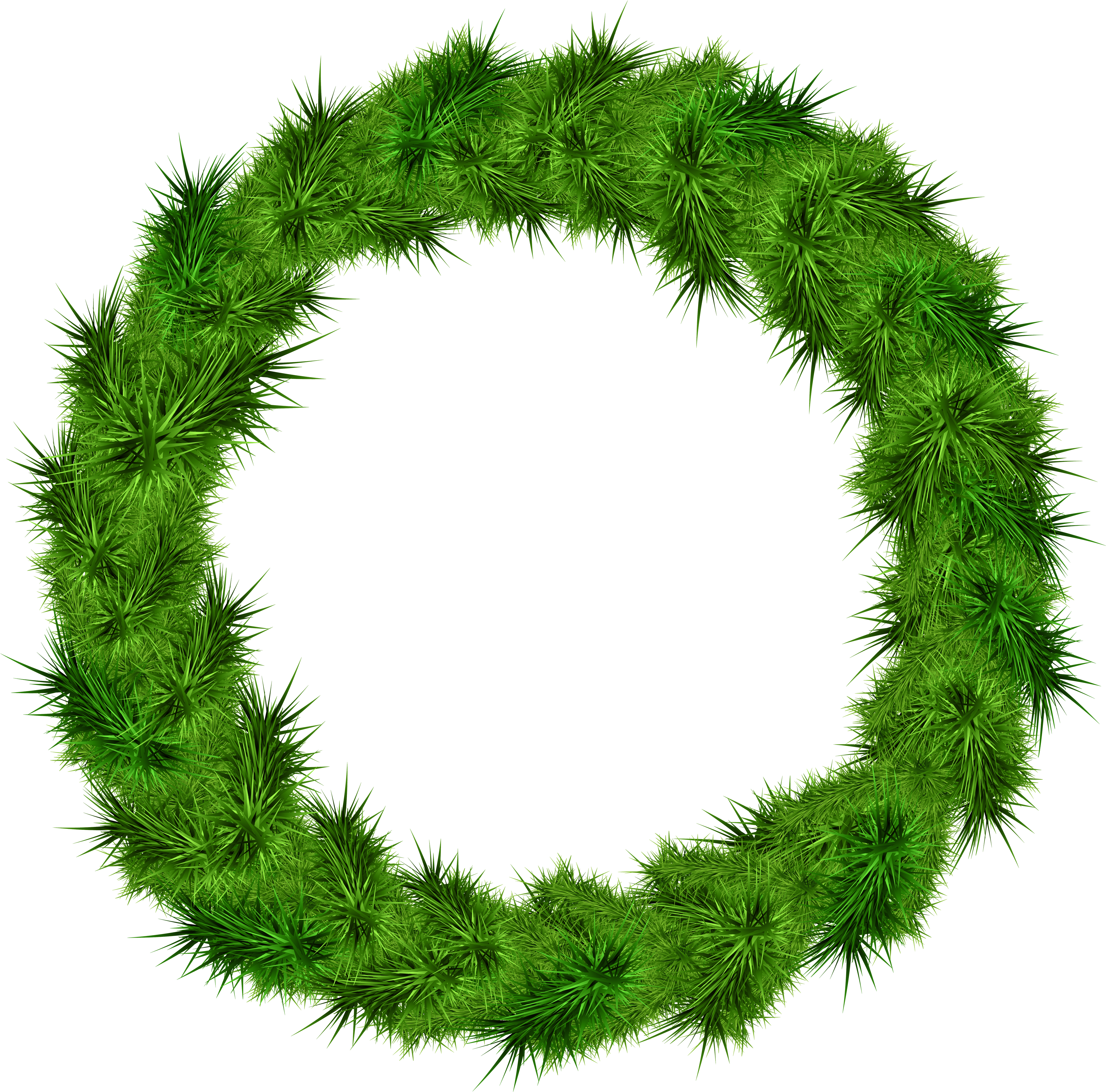 Green Wreath Png (4000x3950), Png Download