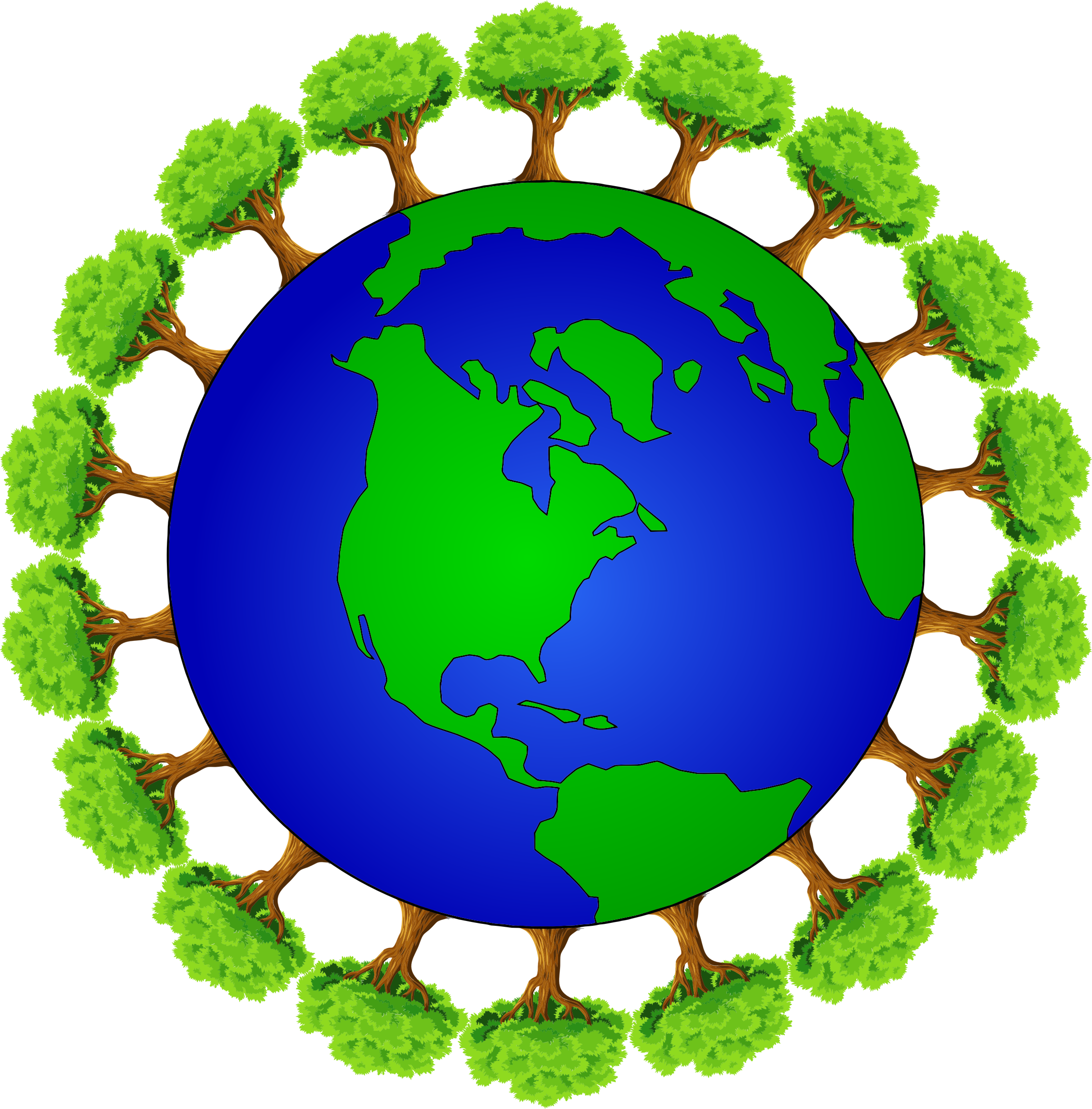 This Free Icons Png Design Of Arboreal Circle Earth (2264x2300), Png Download