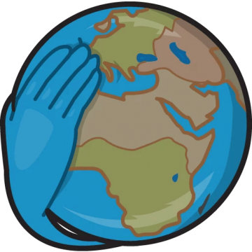 Earth Facepalm Gesture Reaction Земля Лицоладонь Лобхлоп - Earth Facepalm (360x360), Png Download