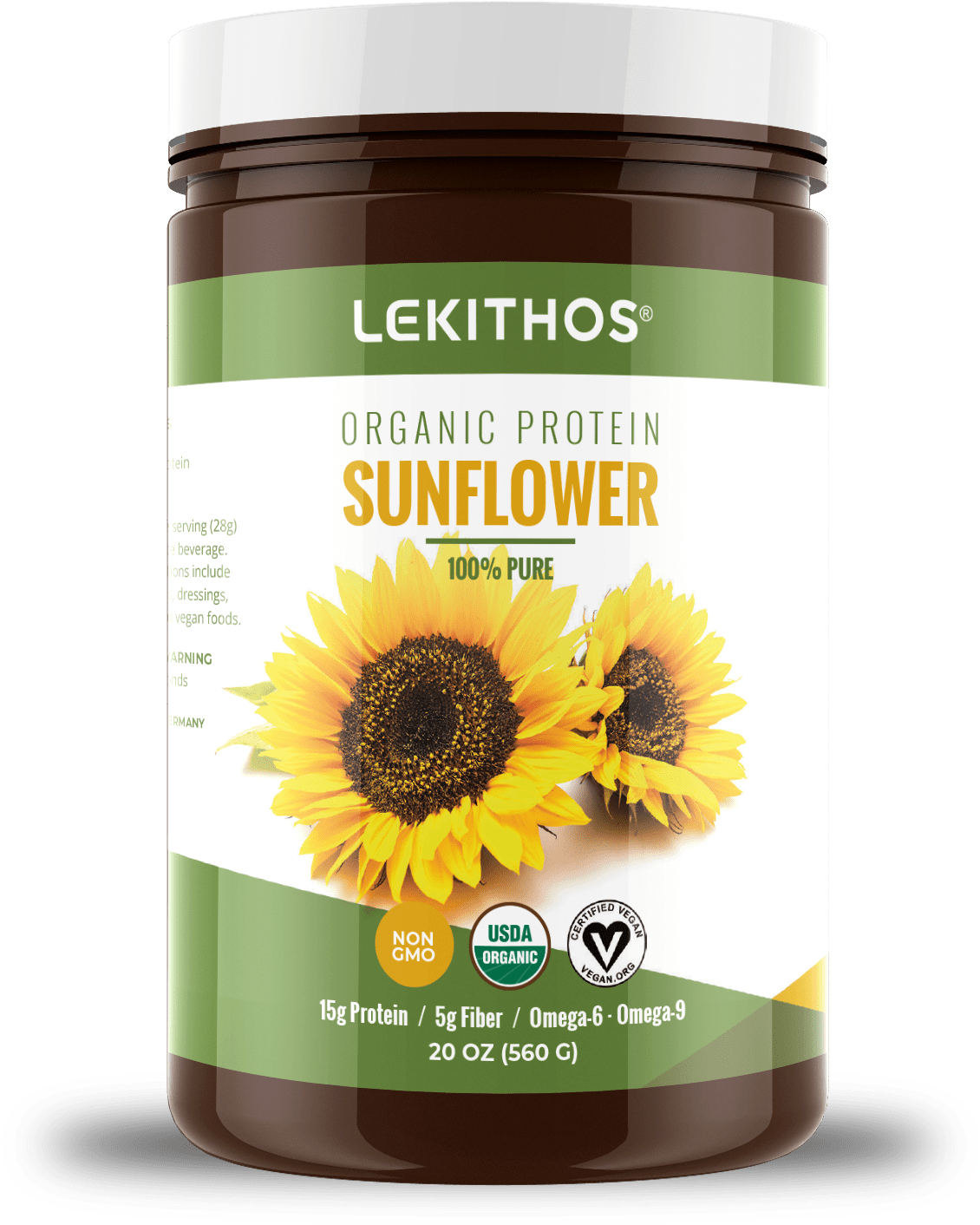 Organic Sunflower Seed Protein - Dr Jacobs D3 Witamina Słońca Krople 20 Ml (1198x1750), Png Download
