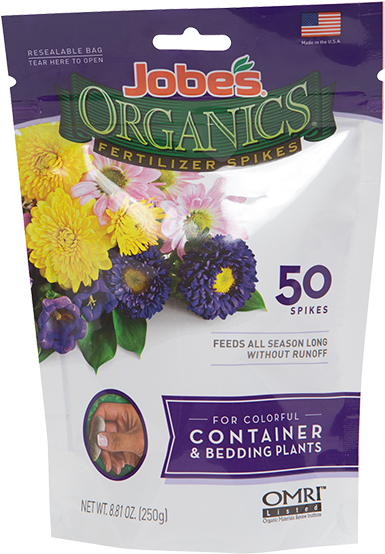 Jobe's Organics Fertilizer Spike Container & Bedding - Easy Gardener Inc Organic Annual Fertilizer Spikes, (553x553), Png Download