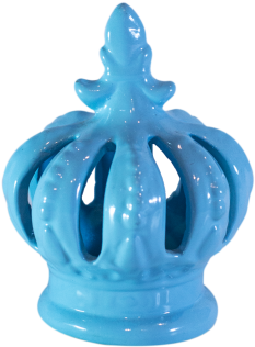 Coroa Mini Azul Bebê - Figurine (562x1000), Png Download