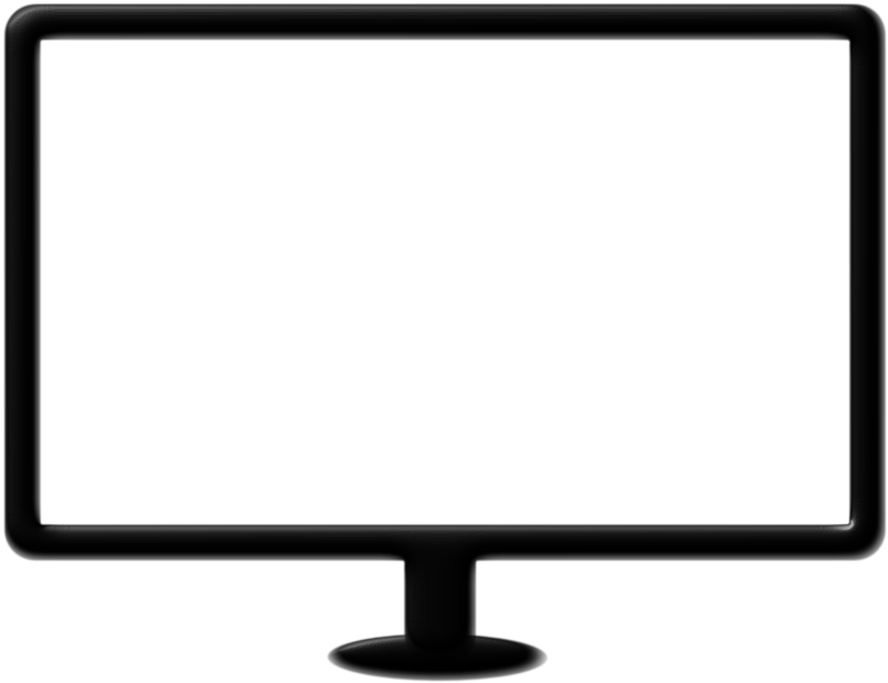 Screen-1065137 960 720 - Monitor Icon Black Png (960x712), Png Download