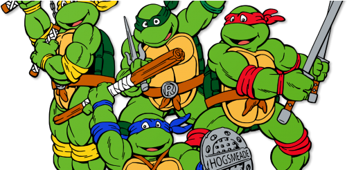 Teenage Mutant Ninja Turtles Png (520x245), Png Download