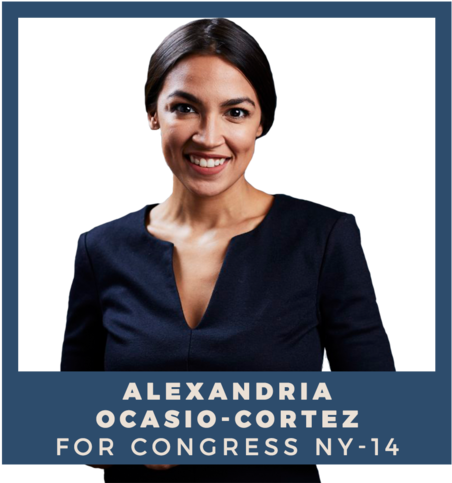 Back To Main - Alexandria Ocasio Cortez (500x500), Png Download