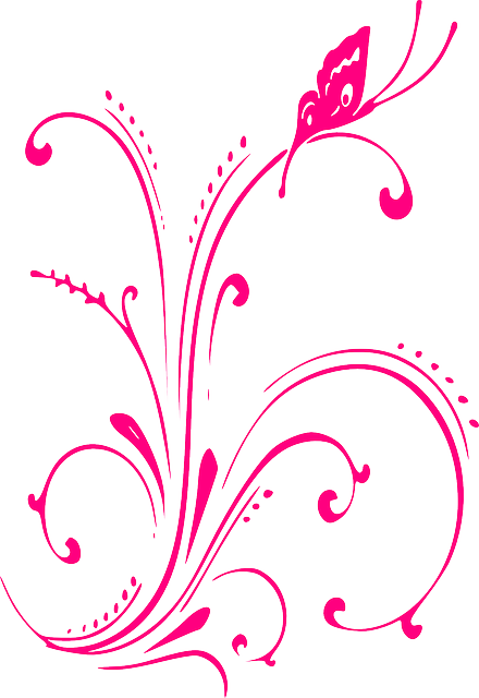 Resultado De Imagen Para Vectores Mariposas Png Mariposas - Pink Butterfly Border Png (440x640), Png Download