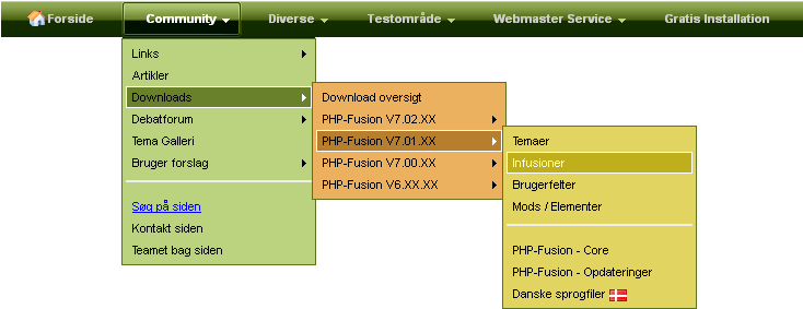 Deluxe Dropdown Menu V1 - Dropdown Menu Php (733x306), Png Download